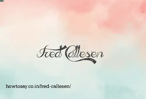 Fred Callesen