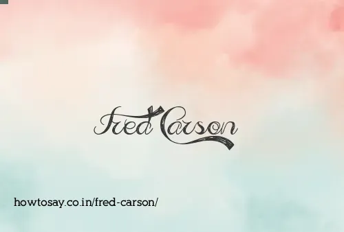 Fred Carson