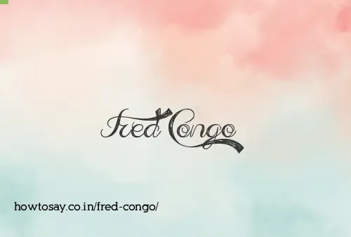 Fred Congo