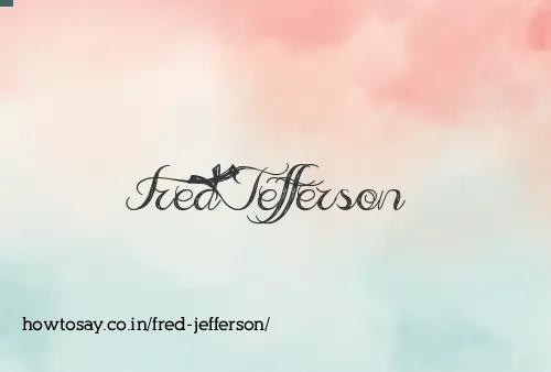 Fred Jefferson