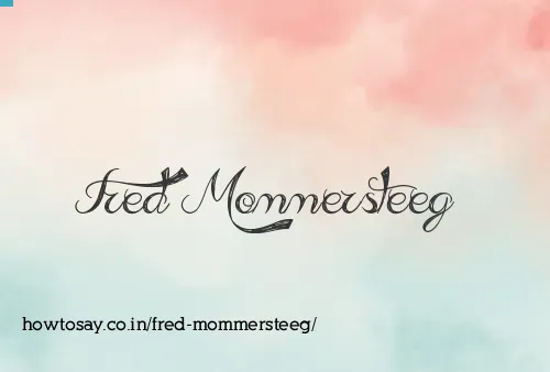 Fred Mommersteeg