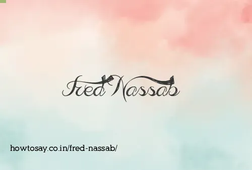 Fred Nassab