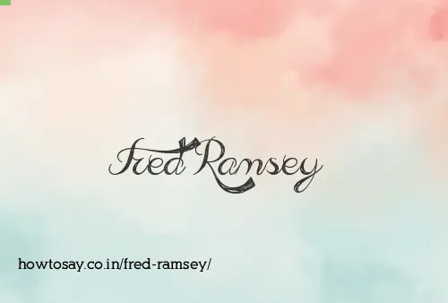 Fred Ramsey