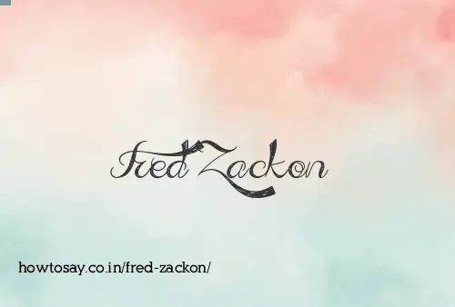 Fred Zackon