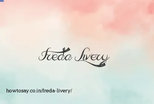 Freda Livery