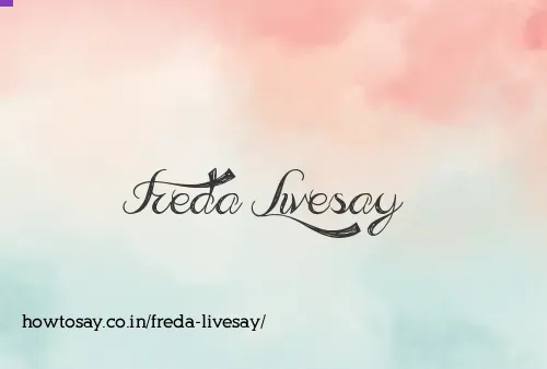 Freda Livesay