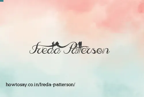 Freda Patterson