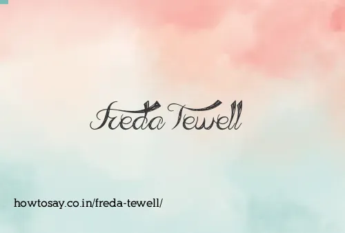 Freda Tewell