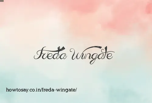 Freda Wingate