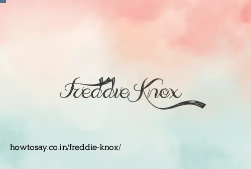 Freddie Knox