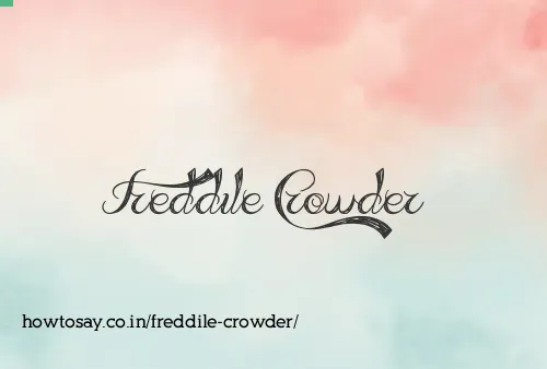 Freddile Crowder