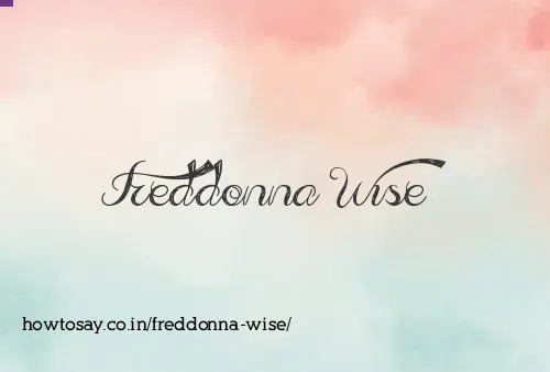 Freddonna Wise