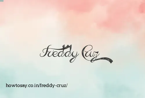 Freddy Cruz