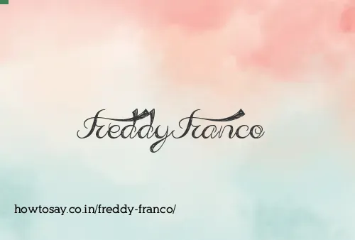 Freddy Franco
