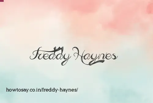 Freddy Haynes