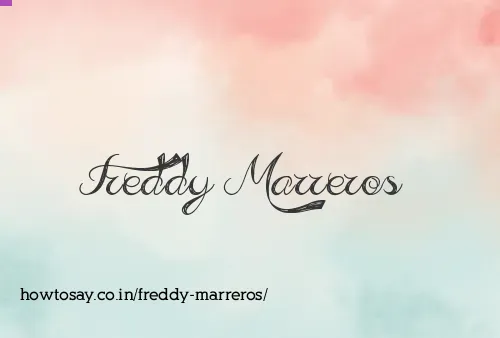 Freddy Marreros