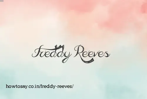 Freddy Reeves