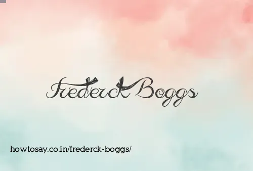 Frederck Boggs