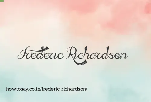 Frederic Richardson
