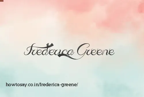 Frederica Greene
