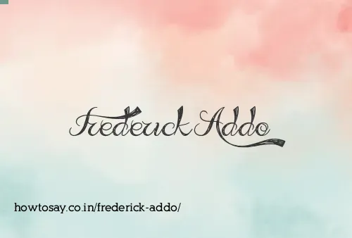 Frederick Addo