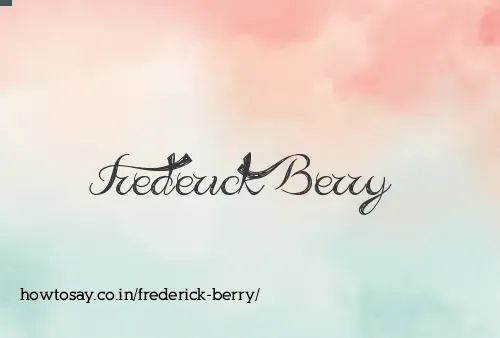 Frederick Berry