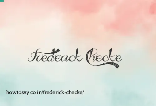 Frederick Checke