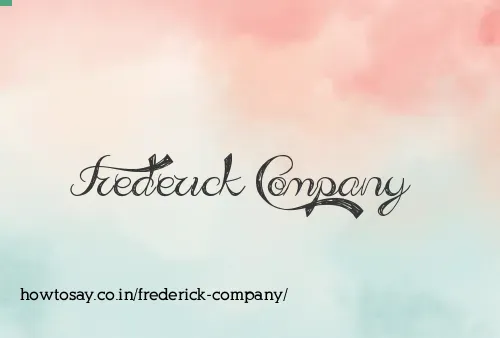 Frederick Company