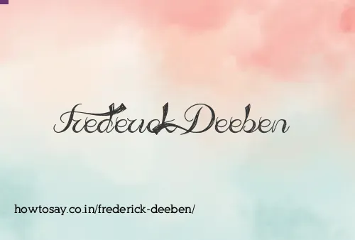 Frederick Deeben