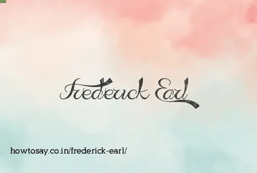Frederick Earl