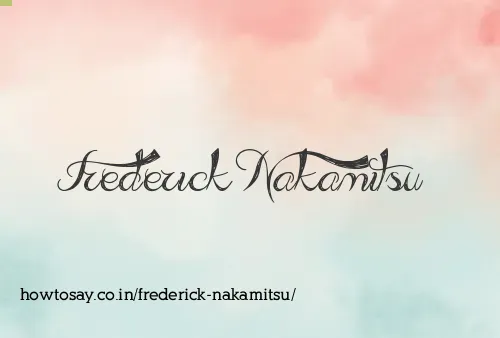 Frederick Nakamitsu