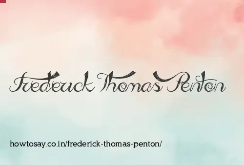 Frederick Thomas Penton