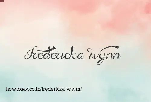 Fredericka Wynn