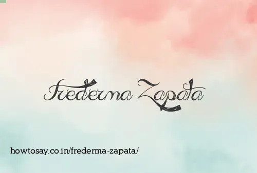 Frederma Zapata