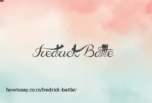 Fredrick Battle