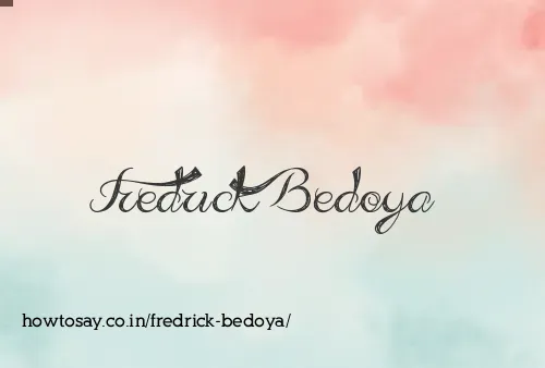 Fredrick Bedoya