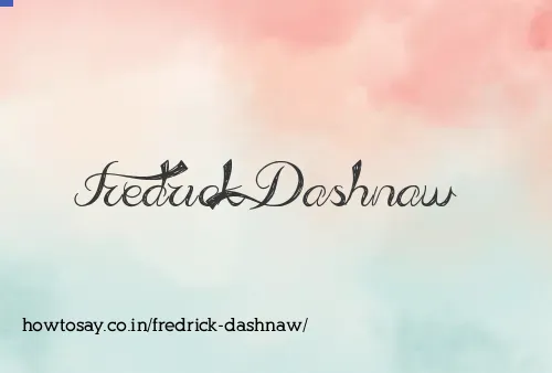 Fredrick Dashnaw