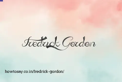 Fredrick Gordon