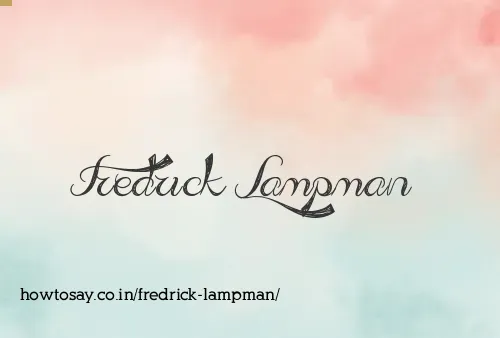 Fredrick Lampman