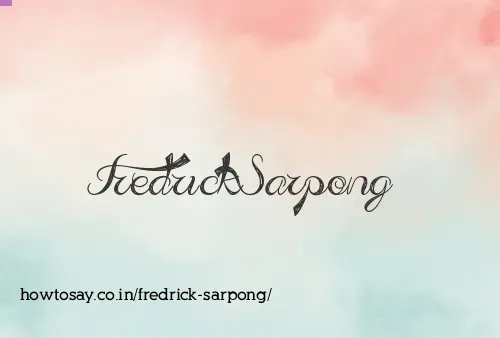 Fredrick Sarpong