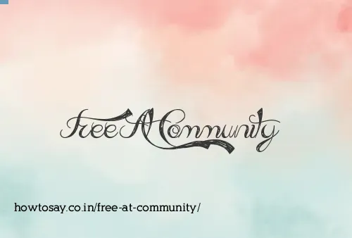 Free At Community