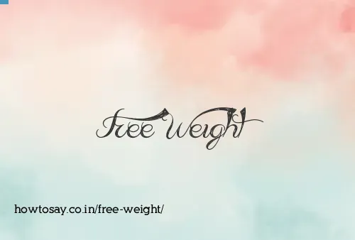 Free Weight
