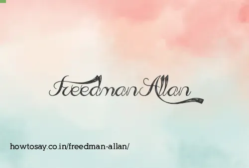 Freedman Allan