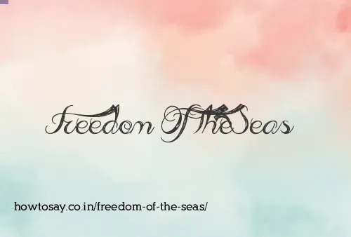 Freedom Of The Seas