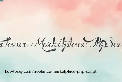 Freelance Marketplace Php Script