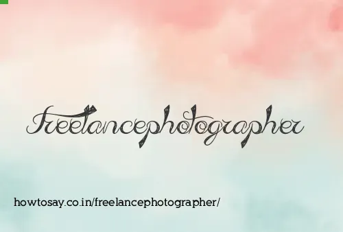 Freelancephotographer