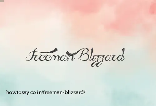 Freeman Blizzard