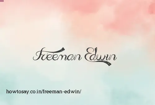 Freeman Edwin