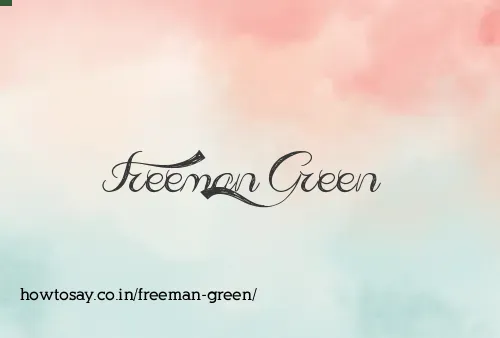 Freeman Green