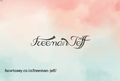 Freeman Jeff